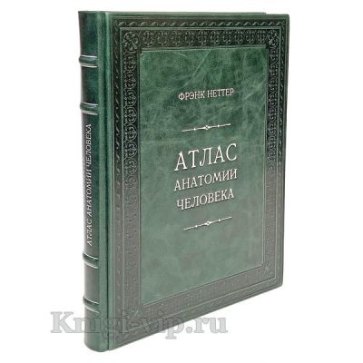 Атлас анатомии человека. Фрэнк Неттер. Книга в кожаном переплёте