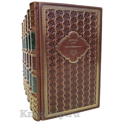 Бернард Шоу. Полное собрание пьес в 6 томах. Книги в кожаном переплёте.