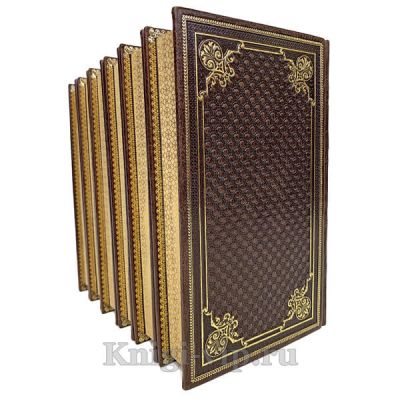 Брет Гарт. Собрание сочинений в 6 томах. Книги в кожаном переплёте.