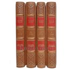 Василь Быков. Собрание сочинений в 4 томах. Книги в кожаном переплете