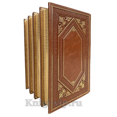 Василь Быков. Собрание сочинений в 4 томах. Книги в кожаном переплете