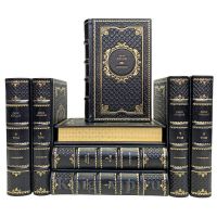 Джек Лондон. Собрание сочинений в 8 томах. Книги в кожаном переплёте.