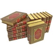 История Украины-Руси в 10 томах (14 книг). Михаил Грушевский. Книги в кожаном переплёте