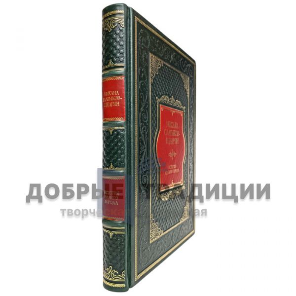 Mikhail Saltykov-Shchedrin - The history of a city. Gift book bound in leather