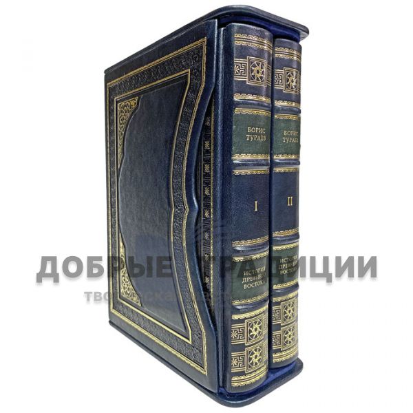 Boris Turaev - history of the Ancient East in 2 volumes. Gift books bound in leather