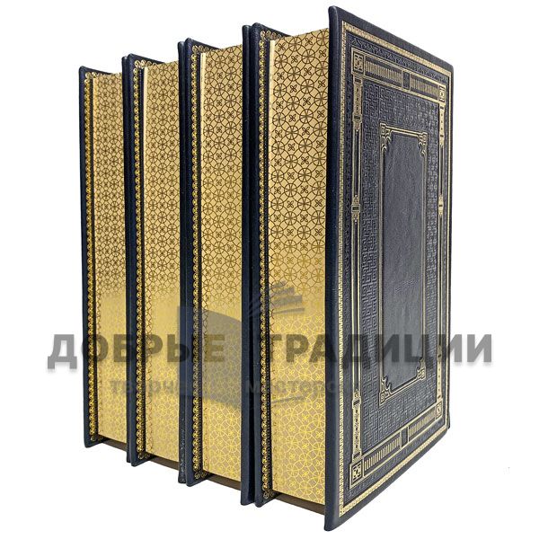 Leo Tolstoy - War and peace (4 volumes). Gift books bound in leather