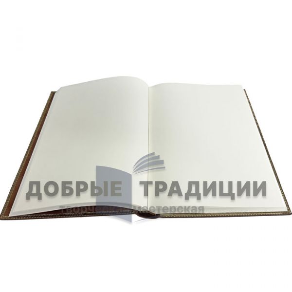 Подарочная книга почетных гостей (формат А4) в переплете из натуральной кожи