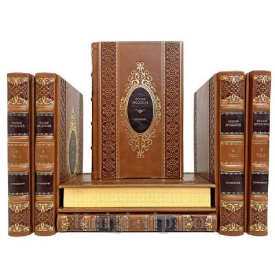Иосиф Бродский. Собрание сочинений в 7 томах. Книги в кожаном переплёте.