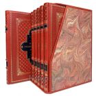 История русско-японской войны в 6 томах. Книги в кожаном переплёте