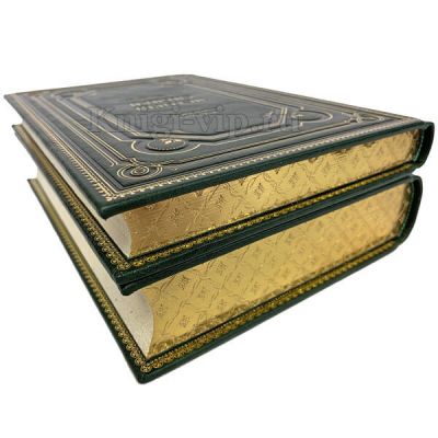 История Сибири в 2 томах. Книги в кожаном переплёте.