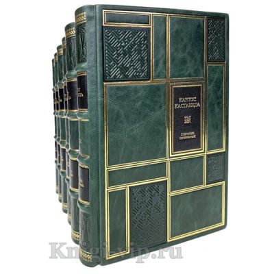 Карлос Кастанеда. Собрание сочинений в 6 томах. Книги в кожаном переплёте