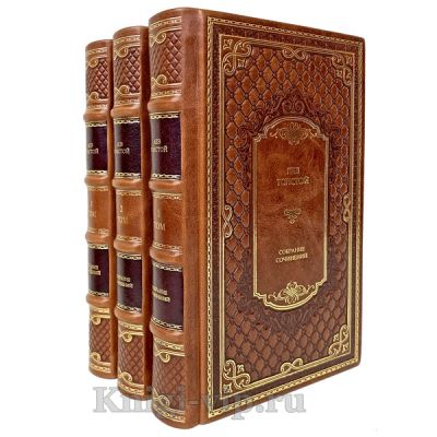 Лев Толстой. Собрание сочинений в 12 томах. Книги в кожаном переплёте.