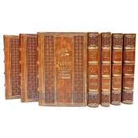 Марио Пьюзо. Собрание сочинений в 7-ми томах. Книги в кожаном переплёте