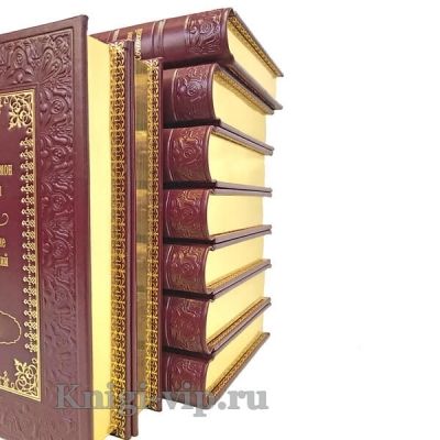 Пантелеймон Кулиш. Собрание сочинений в 4 томах (9 книг). Книги в кожаном переплёте