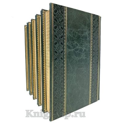 Сергей Есенин. Собрание сочинений в 5 томах. Книги в кожаном переплёте