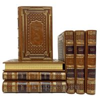 Стефан Цвейг. Собрание сочинений в 7 томах. Книги в кожаном переплёте.