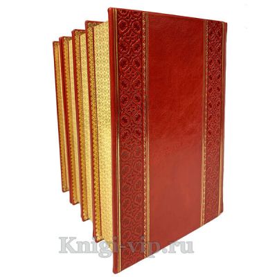 Марина Цветаева. Сочинения в 4 томах. Книги в кожаном переплёте