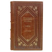 В. С. Соловьев. Сочинения в 2 томах. Книги в кожаном переплёте