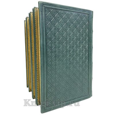 Владимир Высоцкий. Собрание сочинений в 4 томах. Книги в кожаном переплете