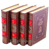 Ярослав Гашек. Собрание сочинений в 4 томах. Книги в кожаном переплете