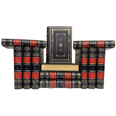 Жюль Верн. Собрание сочинений в 12 томах. Книги в кожаном переплёте.